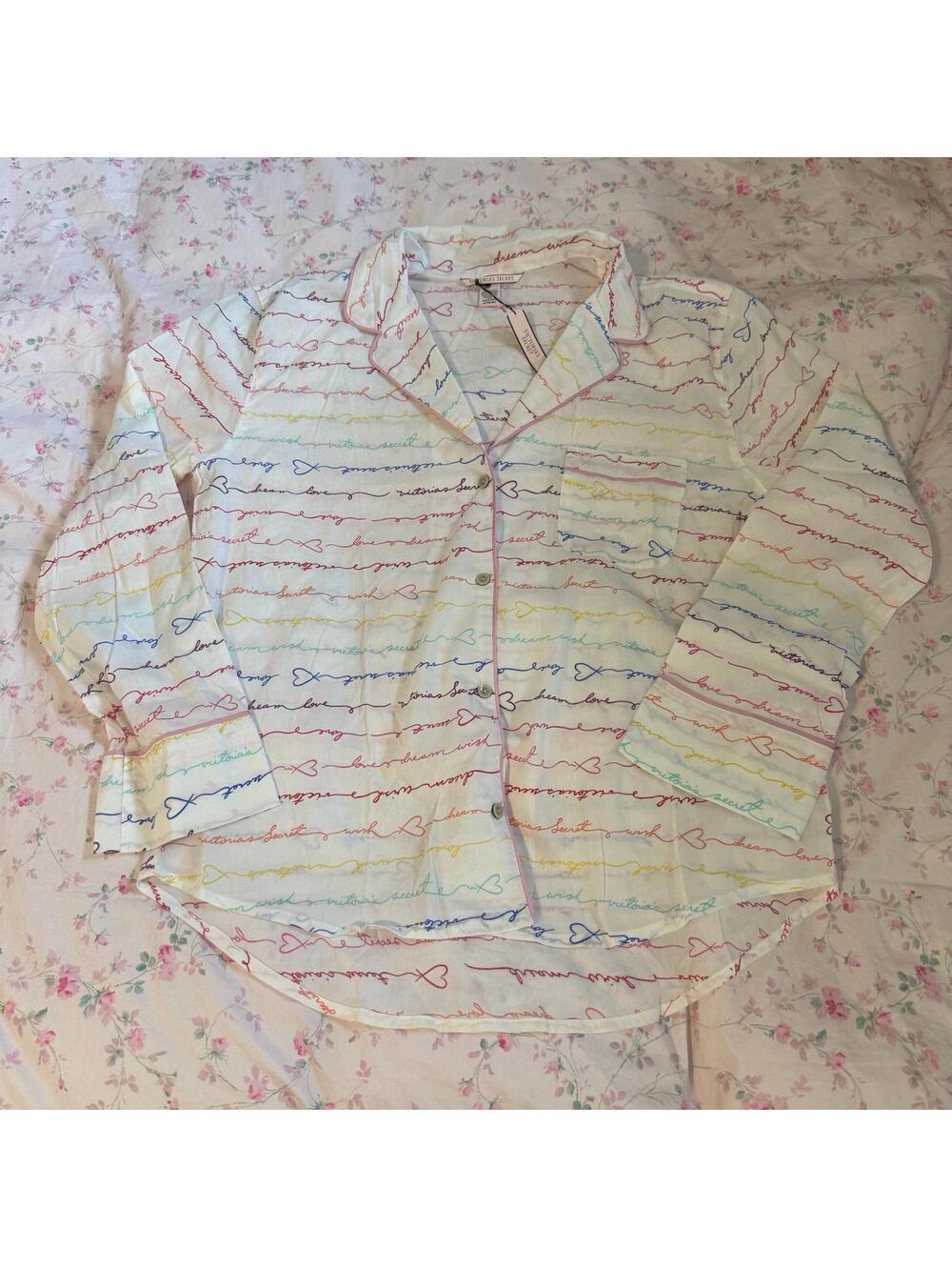 Y2K Victoria's Secret pajama top